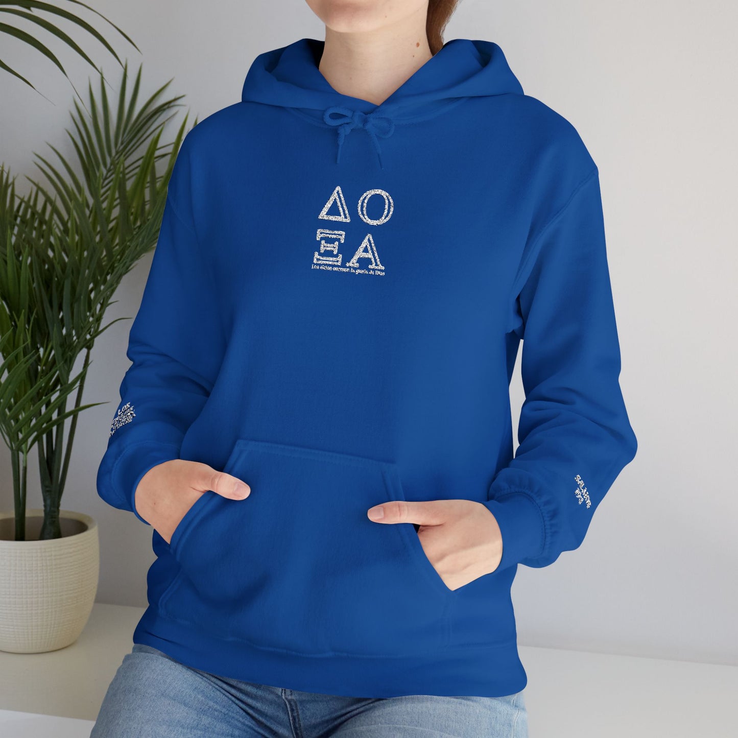 Doxa Hoodie embroidery!